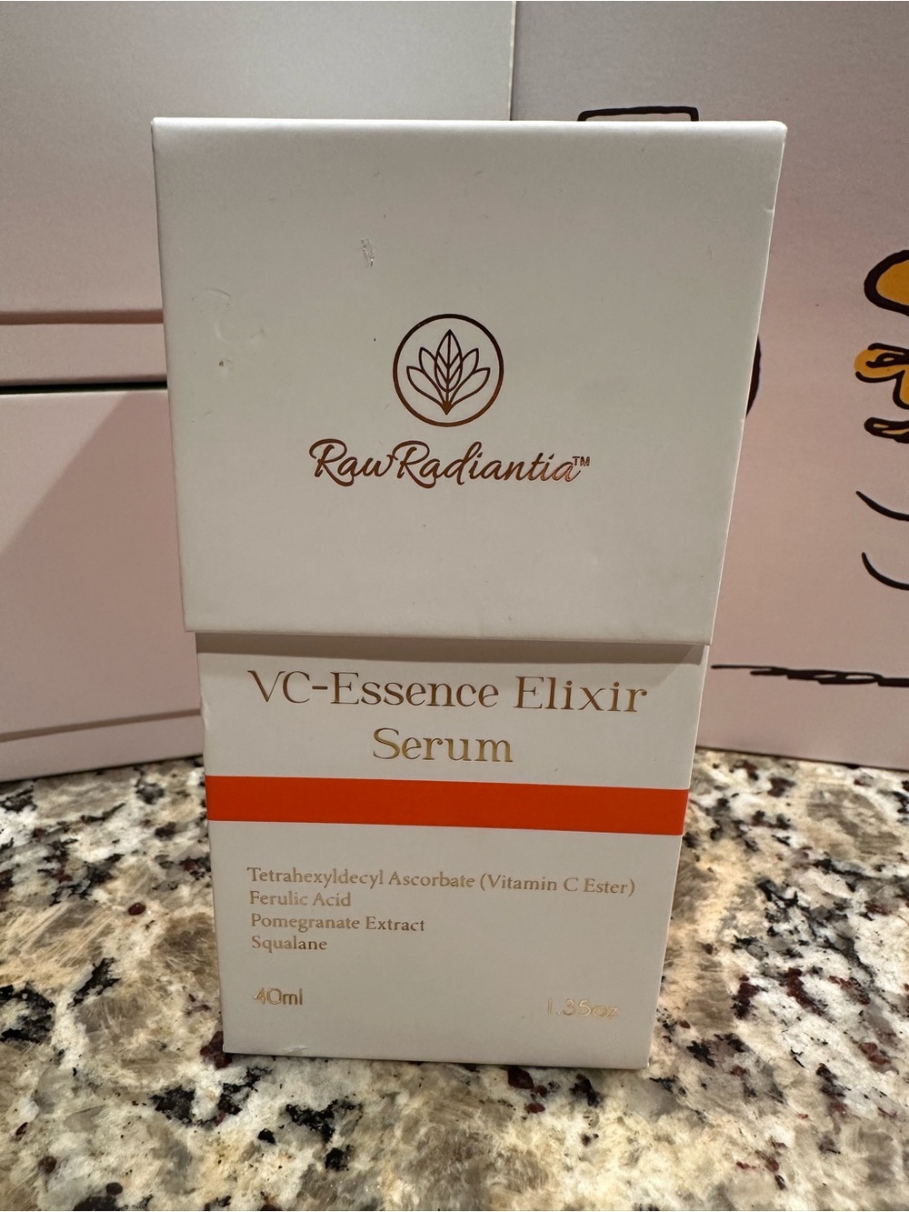 Raw Radiantia VC-Essence Elixir Serum - 40ml / 1.35oz ($1,250 MSRP!) NEW